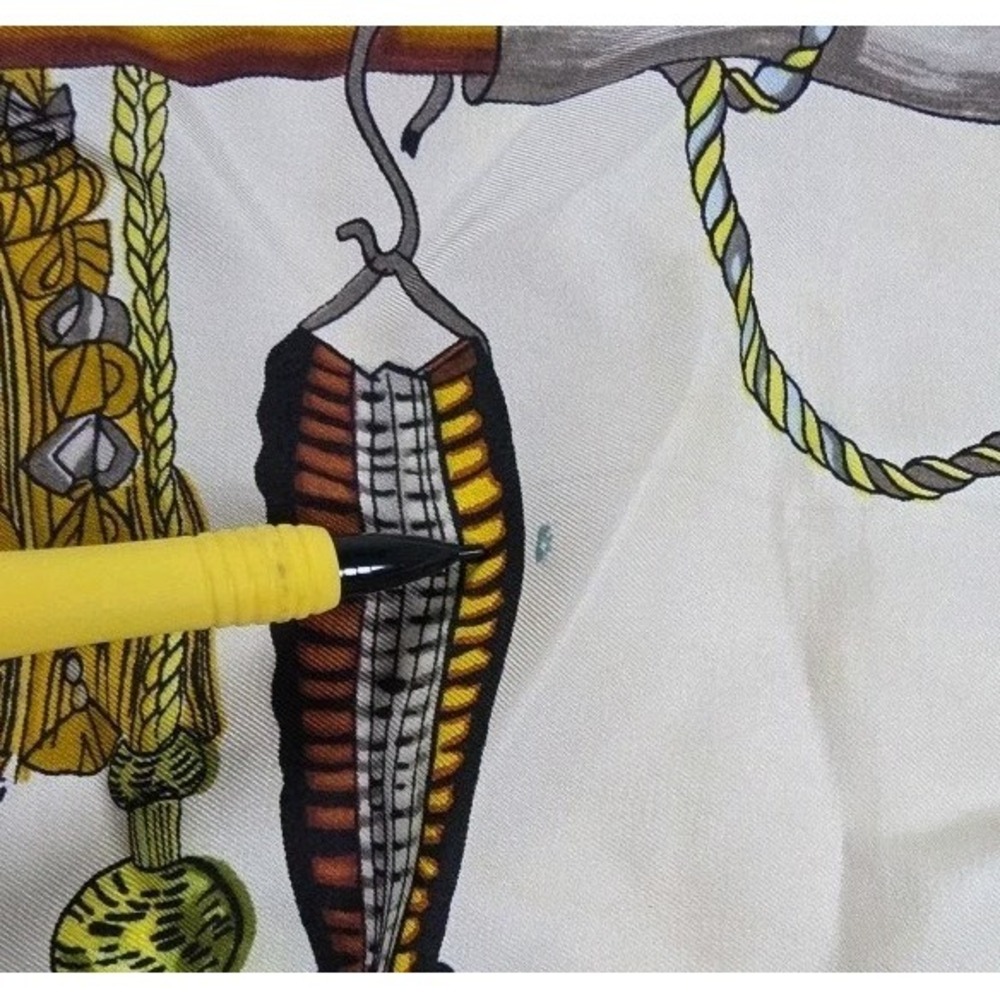 Hermes Silk Scarf: Passementerie - Picture 6 of 9